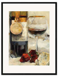 Gerahmter Kunstdruck Preisgekrönter Wein II