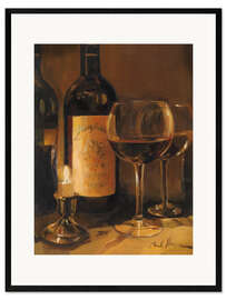 Ingelijste kunstdruk By Candlelight I