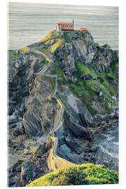 Acrylic print San Juan de Gaztelugatxe