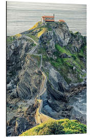 Tableau en aluminium San Juan de Gaztelugatxe