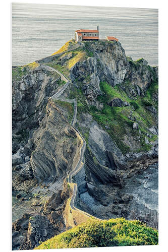 Foam board print San Juan de Gaztelugatxe