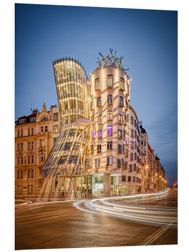 Tableau en PVC Dancing House in Prague