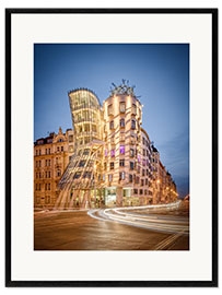 Kehystetty taidepainatus Dancing House in Prague