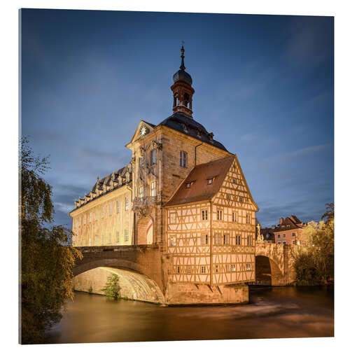 Akrylglastavla Old town hall in Bamberg