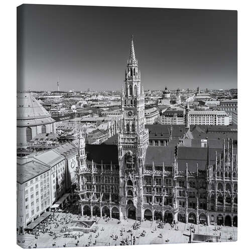 Canvas print New Town Hall, Marienplatz, Munich