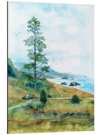 Magnettafel Blick auf Cannon Beach vom Ecola State Park, Oregon