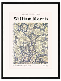 Gerahmter Kunstdruck Bachelor's Button No. 23