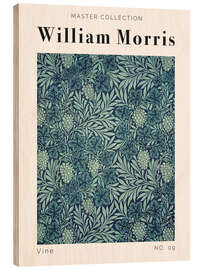 Print på træ  Vine No. 09 - William Morris