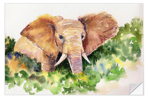 Wandsticker Der Prinz Elefant