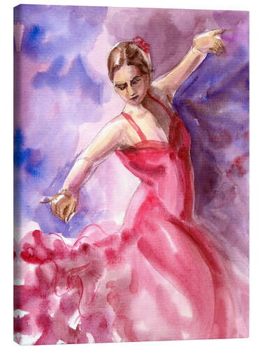 Canvas print Flamenco