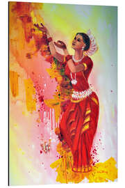 Aluminium print Odissi dancer