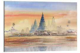 Magnettafel Temples in der Dämmerung, Angkor Wat