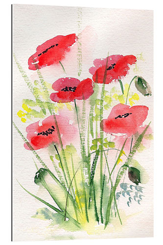 Gallery Print Mohnblumen Aquarell