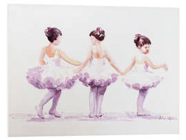 Stampa su PVC Three little ballerinas