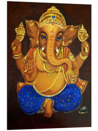 Magnettafel Blauäugiger Ganesha