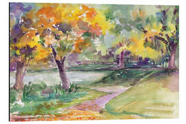 Magnettafel Ruhiges Plätzchen am See