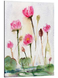 Magnettafel Lotus Teich