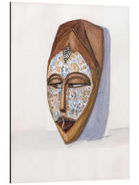 Aluminium print The African Mask