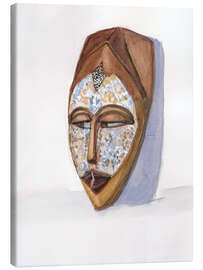 Stampa su tela The African Mask