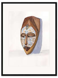 Stampa artistica con cornice The African Mask