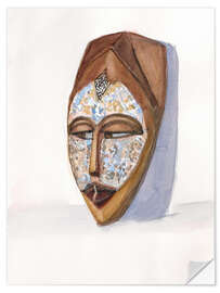 Selvklebende plakat The African Mask