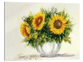 Gallery print Vase with sunflowers