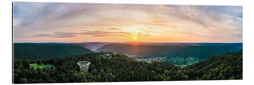 Galleriataulu Bad Wildbad in the Black Forest from a bird's eye view