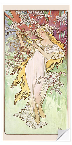 Wall sticker The Four Seasons - Spring, 1896