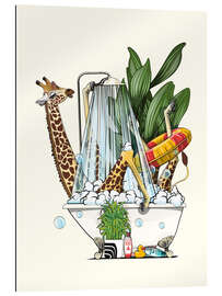 Gallery Print Giraffe in der Badewanne