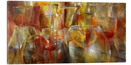 Gallery print Party - bottles and glasses