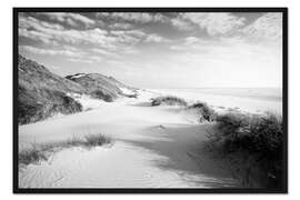 Gerahmter Kunstdruck Dünenlandschaft Amrum