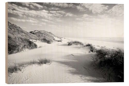 Holzbild Dünenlandschaft Amrum