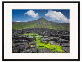 Gerahmter Kunstdruck Giant's Causeway in Irland
