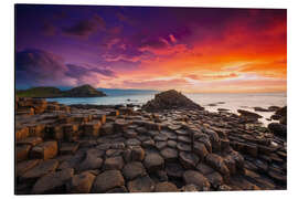 Aluminium print Giant's Causeway in Irland