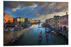 Cuadro de aluminio Venice, Grand Canal at sunset