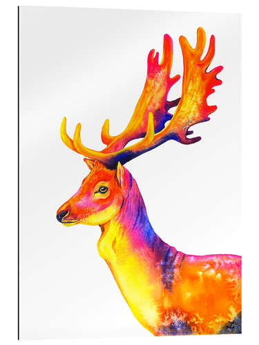 Quadro em plexi-alumínio Fallow Deer