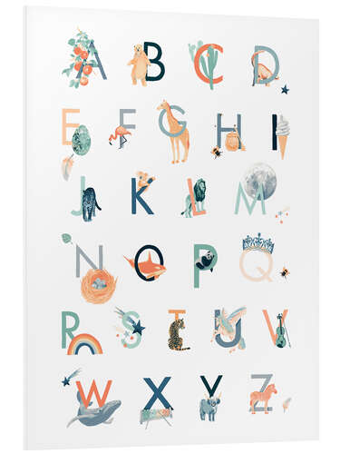 Foam board print Alphabet