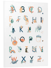 Foam board print Alphabet