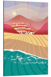 Magnettafel Stranddorf