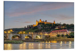 Magnettafel Würzburg am Abend