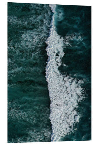 Gallery print The brilliant blue of the ocean waves