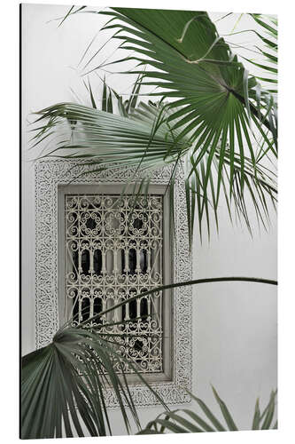 Tableau en aluminium Garden dreams under palm trees in the Orient