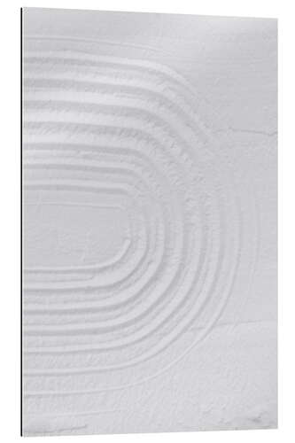 Gallery print White textures - rainbow