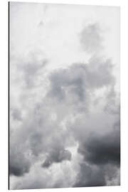 Magnettafel Kopf in den Wolken - Träumereien vom Himmel