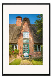 Gerahmter Kunstdruck Friesenhaus auf Sylt