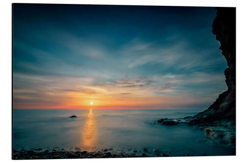 Aluminium print Sunrise on the sea