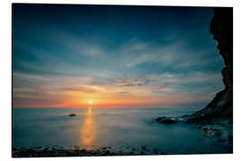 Aluminium print Sunrise on the sea