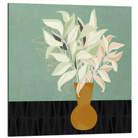 Magnettafel Pastellpflanze abstrakt