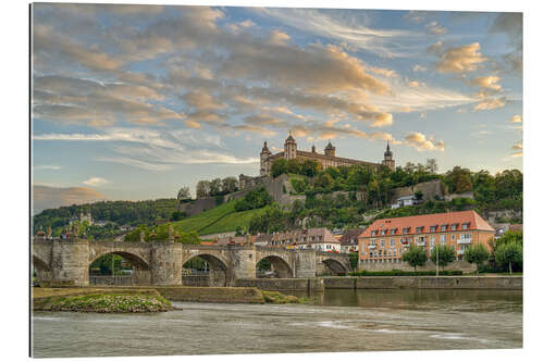 Gallery print Evening mood in Würzburg