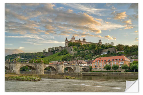 Sisustustarra Evening mood in Würzburg